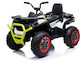 Kids Scooter Licensed Desert Electric 12 Volt White