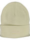 Beanie Frauen Beanie mit Rippstrick in Weiß Farbe