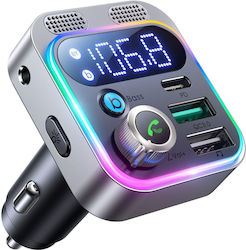 Joyroom FM Transmitter Αυτοκινήτου mit Bluetooth / Typ-C / USB