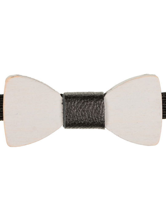 Snipe Wooden Bow Tie Mom & Dad 43011299 - White