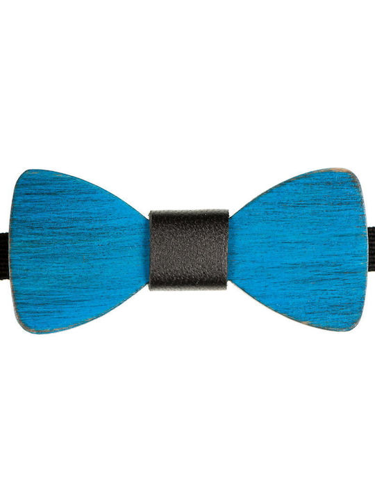 Bebe Wooden Bow Tie Mom & Dad 43011301 - Blue