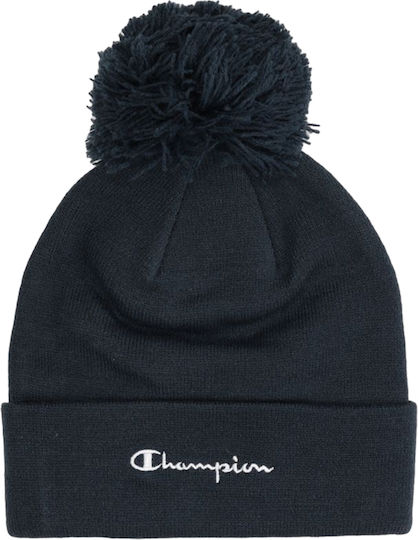Knitted Beanie Cap Navy Blue