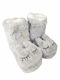 CHILDREN'S SLIPPERS BOOTS WITH BEAR FUR GREY YT-210