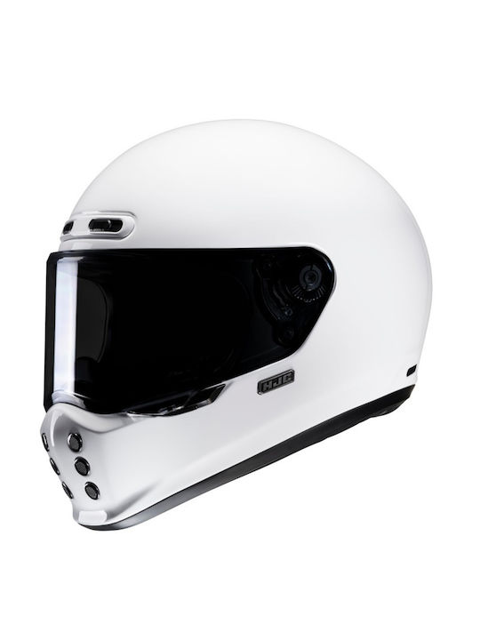 HJC V10 White Motorradhelm Volles Gesicht ECE 22.06