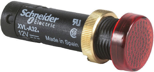 Schneider Electric Harmony XVL Ενδεικτική Λυχνία Βιομηχανικού Τύπου Ø12 24V IP40/IP65 XVLA334