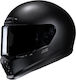 HJC V10 Semi Flat Black Motorradhelm Volles Gesicht ECE 22.06