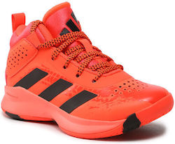 Adidas Αθλητικά Παιδικά Παπούτσια Μπάσκετ Cross Em Up 5 Κόκκινα