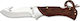 Martinez Albainox Skinner Pocket Knife Brown with Blade made of Stainless Steel in Sheath