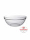 Duralex Lys Glass Salad Bowl Transparent 23x23x9.2cm 6pcs