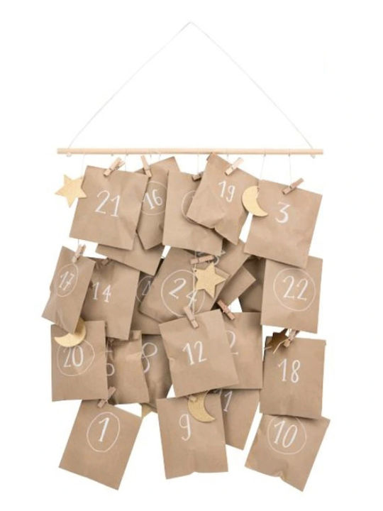 Baby Art Advent Kalender Selbstgemacht Papieren mit 24 Dekorationstüten