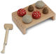 Konges Slojd Hammer Toy Matching Game with Hammer & Mushrooms made of Wood