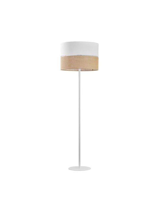 TK Lighting Linobianco Винтидж Лампа за под В159см. Бял