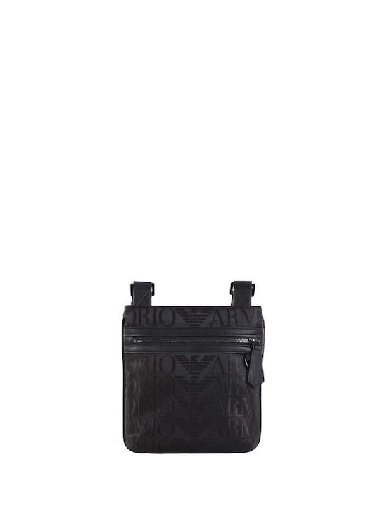 Emporio Armani Ανδρική Τσάντα Ώμου / Χιαστί σε Μαύρο χρώμα