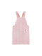 Kids Corduroy Skirt Overalls Pink