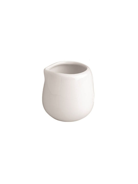 GTSA Milchkanne zum Servieren aus Porzellan in Weiß Farbe 1Stück