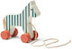 Kids Concept Pull-Along Toy Pull-along Horse Carl Larsson made of Wood for 12++ Months