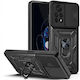 Bodycell Armor Slide Back Cover Plastic Black (Poco M4 Pro)