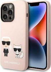 Karl Lagerfeld Karl & Choupette roz deschis (iPhone 14 Pro Max) Karl Lagerfeld Karl & Choupette roz deschis (iPhone 14 Pro Max)