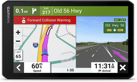 Garmin 7" Display GPS Device DriveCam 76 Europe with Bluetooth / Wi-Fi and Card Slot