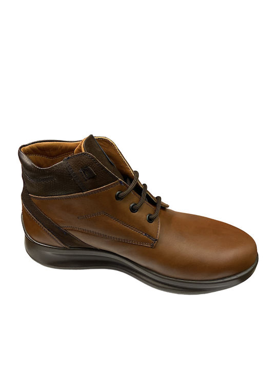 Boxer Leather Tabac Brown Men's Boots Anatomical