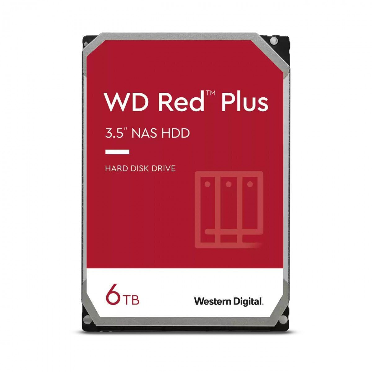 Western Digital Red Plus 6TB HDD Σκληρός Δίσκος 3.5