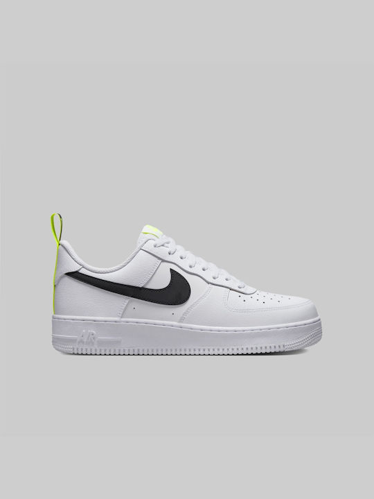 Nike Air Force 1 ’07 Ανδρικά Sneakers White / Black / Volt