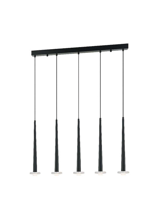 Zambelis Lights Pendant Light LED Rail Black