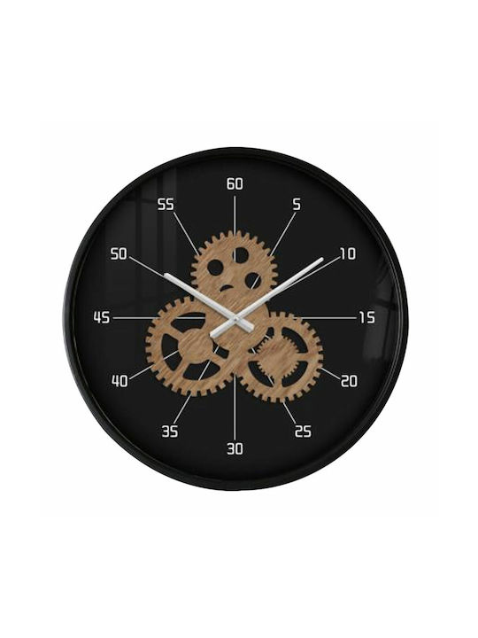 InTheBox Antique Wall Clock Metallic Black Ø40cm