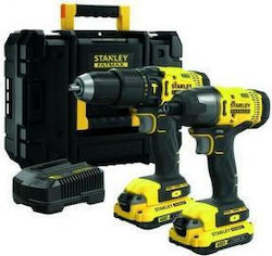Stanley SFMCK465D2SD Сет Ударна бормашина & Уда...