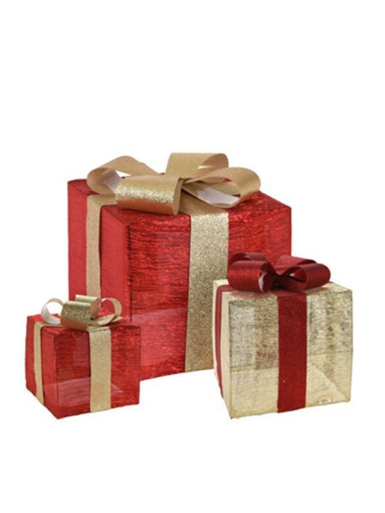 Beleuchtete Weihnachtsfigur Box 3 Stück