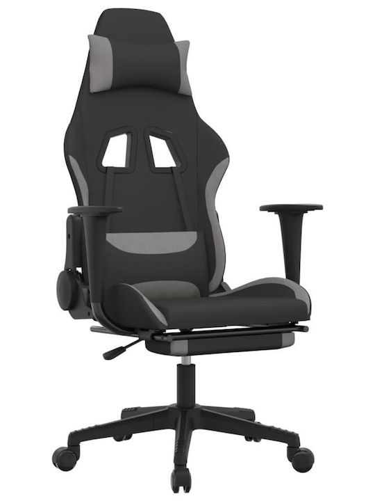 vidaXL 3143744 Fabric Gaming Chair with Footres...
