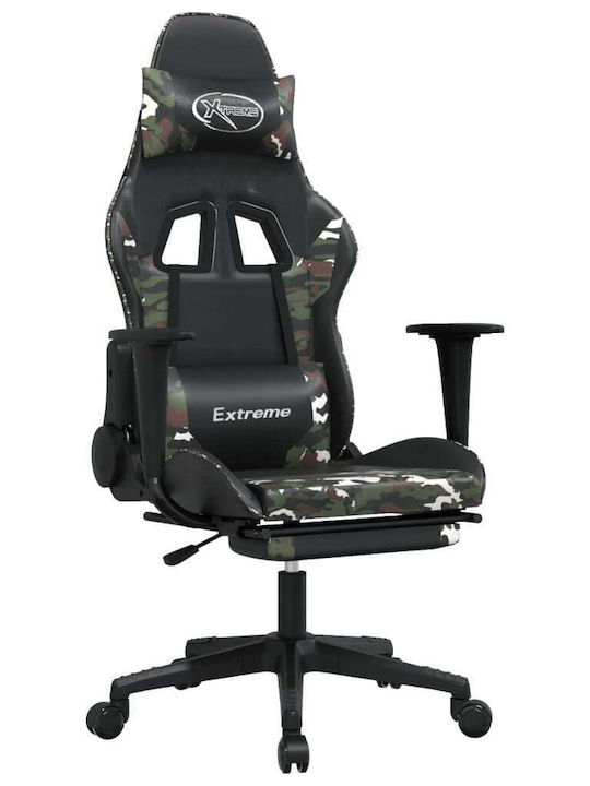 vidaXL 3143710 Καρέκλα Gaming Δερματίνης Μαύρο/Παραλλαγή