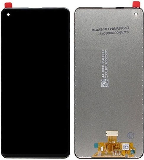 Ecran Incell cu Mecanism de Atingere pentru Galaxy A21s (Negru)