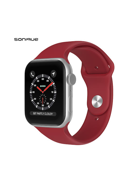 Sonique Soft Band Strap Silicone Red Dark Red (...