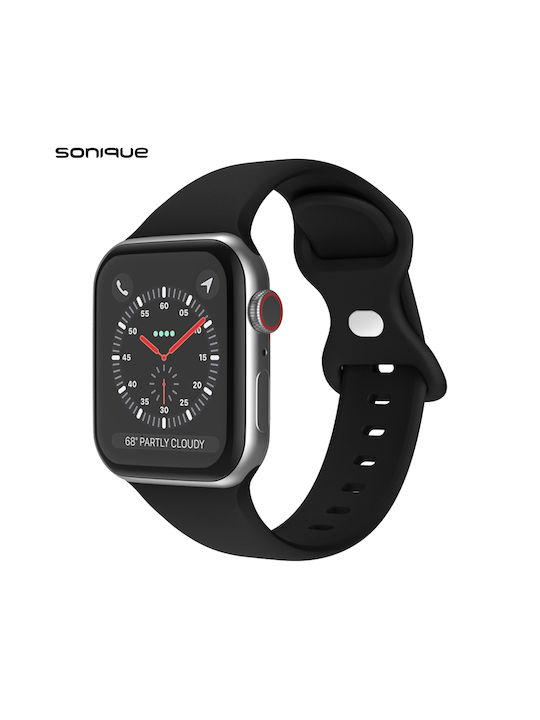 Sonique Butterfly Strap Silicone Black (Apple W...