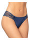 Milena by Paris Women's Brazil with Lace Navy Blue