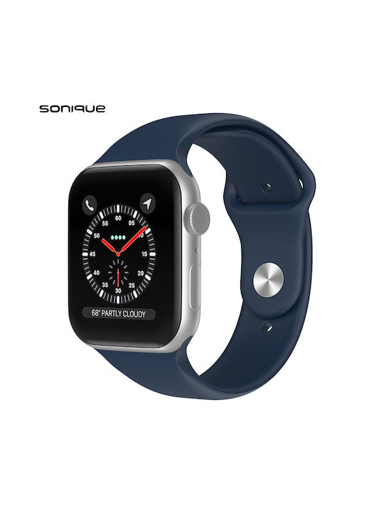 Sonique Soft Band Strap Silicone Navy Blue (App...