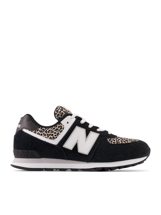 New Balance 574 Classic Kids Black Sneakers