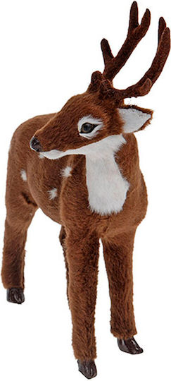 JK Home Decoration Christmas Fabric Figure Reindeer Height 15cm