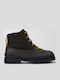Brutus Anatomical Leather Kids Boots with Laces Gray