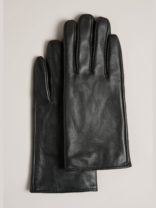 Ted Baker Magnolia Black Arleo Μαύρα Γυναικεία Δερμάτινα Γάντια
