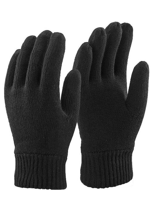 LOK Γάντια Πλεκτά Με Επένδυση 3M ™ Thinsulate ™ Μαύρα  Μεγ. M,L,XL