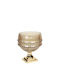 Keskor Decorative Bowl Pedestal Gold 17x17x20cm