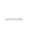 Atmosphera Wooden Kids Wall Hanger with Hooks Stars Beige 55x4.5x7cm