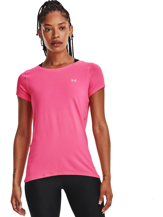 Under Armour Γυναικείο T-shirt Fast Drying Φούξια
