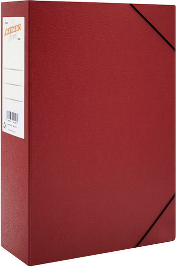 Leizer Leizer Kunststoff Ablagebox mit Gummiband 25x11x35cm Rote