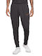 Football Sweatpants Dri-Fit Glossy with Elastic Gray