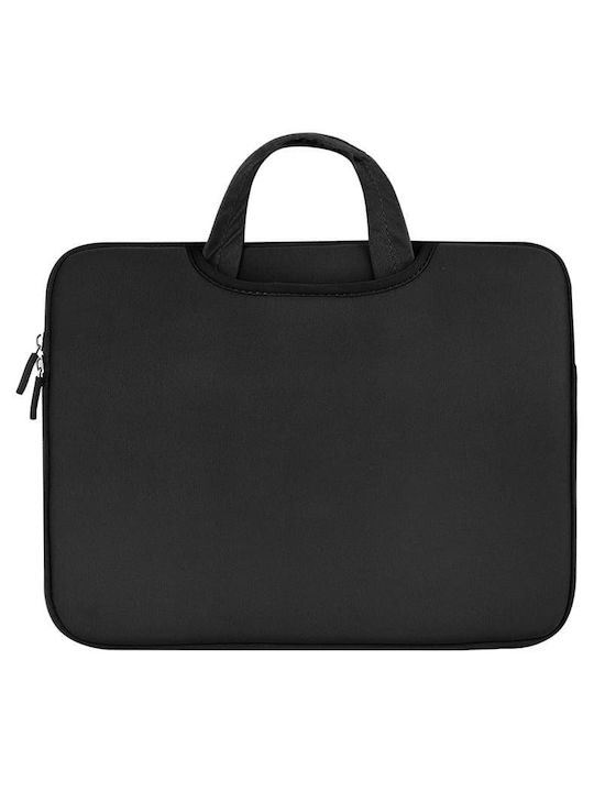 Hurtel Universal Case Τσάντα Ώμου / Χειρός για Laptop 15.6" σε Μαύρο χρώμα