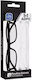 Eyelead Reading Glasses +1.00 Black / Transparent 2 Pieces