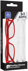 Eyelead Γυναικεία Γυαλιά Πρεσβυωπίας +2.50 Κόκκινα / Διάφανα 2τμχ Eyelead Γυναικεία Γυαλιά Πρεσβυωπίας +2.50 Κόκκινα / Διάφανα 2τμχ